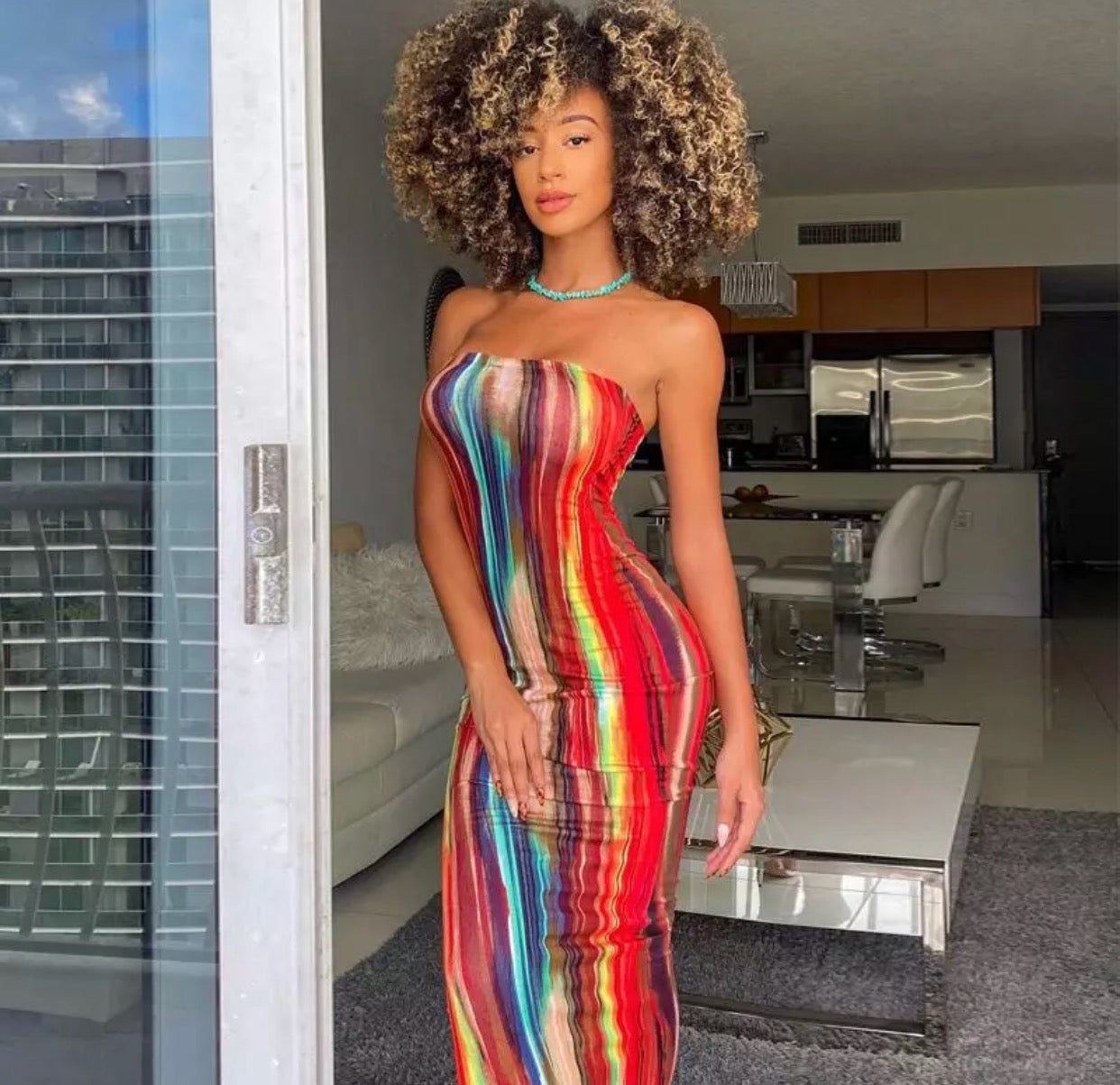 Don't Get Confused Rainbow Dress