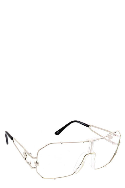 O/N Fashion Clear Me Styled Metal Frame Sunglasses