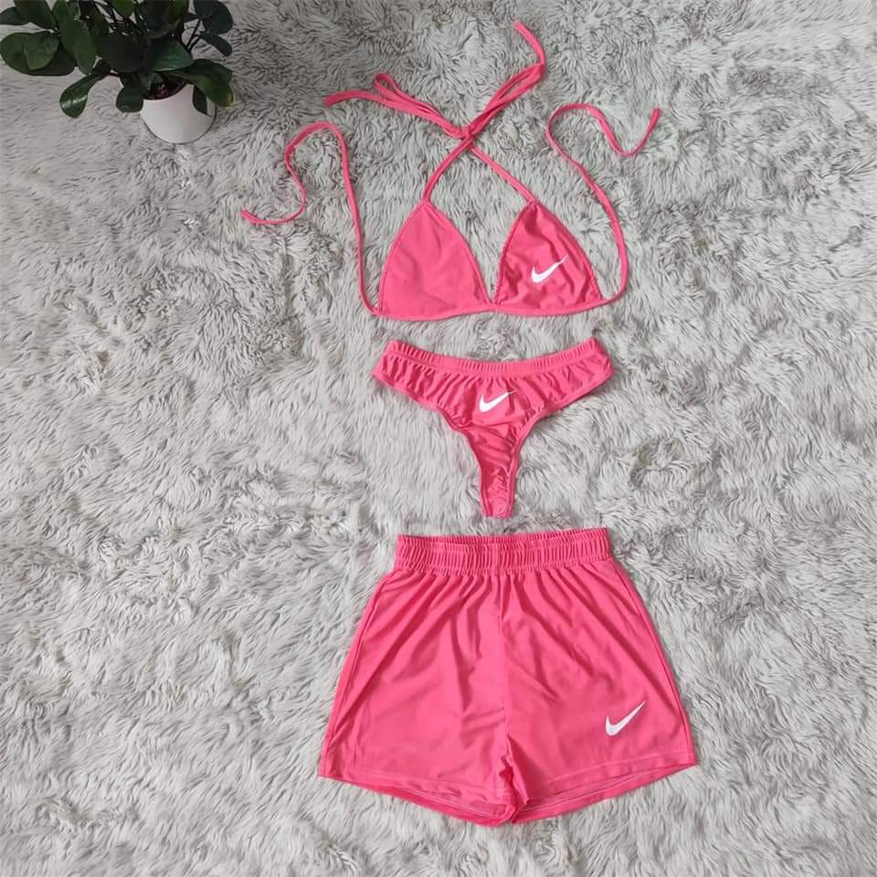 Don't Kill My Vibe 3pc Swimsuit Set (Plus Size)