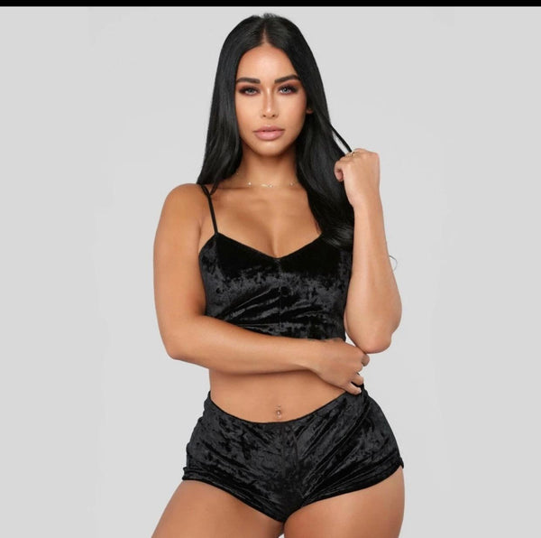 Velvet Pajamas Set