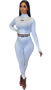 2 Pc Body Pants Set