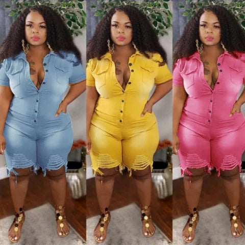 Ready For The World Romper Plus Size