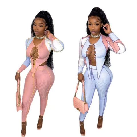 Go Hard Or Go Home 2pc Pants Set