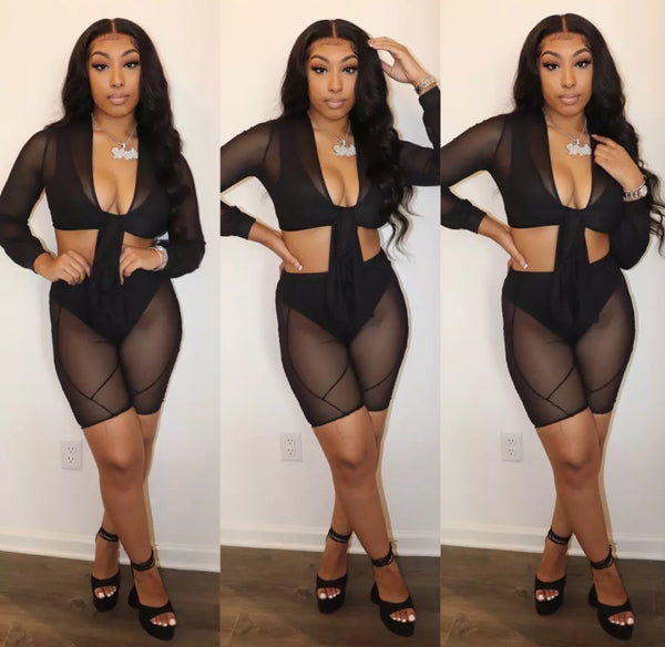 Count Your Blessings 2pc Sexy Short Set
