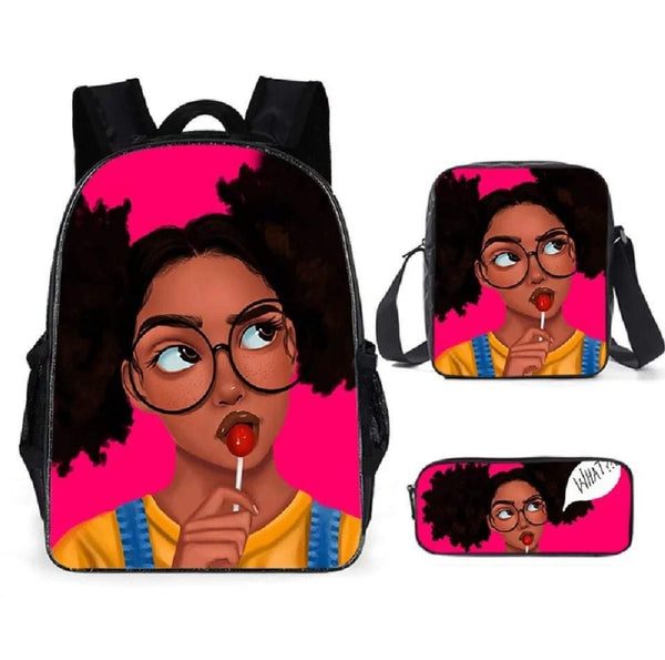 Little Brown Princess/ Prince Bookbag Bundle Set