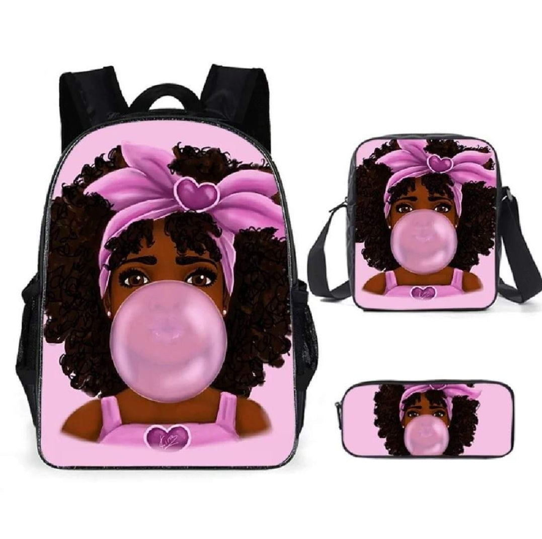 Little Brown Princess/ Prince Bookbag Bundle Set