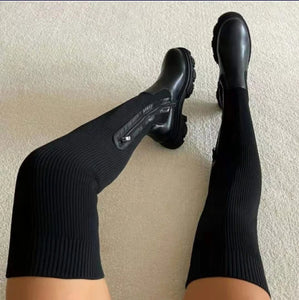 Pucker Up Knee Boots