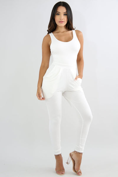 Gotta Have It X-ray Jumpsuit (Ivory)